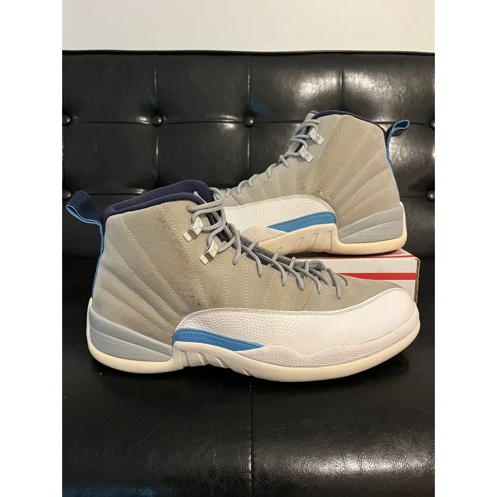 Jordan 12 Retro Wolf Grey University Blue